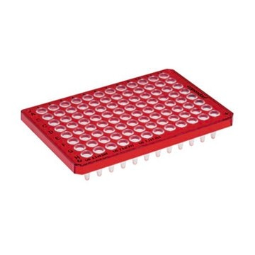 Eppendorf twin.tec&#174; PCR Plates 96 semi skirted, size 250&#160;&#956;L, red, pkg of 25&#160;ea