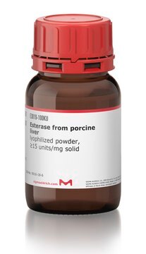 Esterase from porcine liver lyophilized powder, &#8805;15&#160;units/mg solid