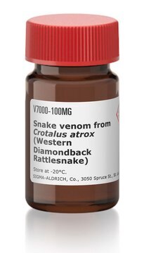 Snake venom from Crotalus atrox (Western Diamondback Rattlesnake)