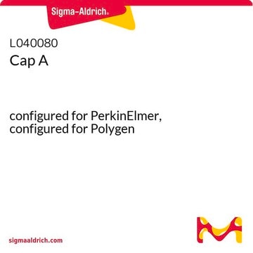 Cap A configured for PerkinElmer, configured for Polygen