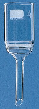 BRAND&#174; filter funnel borosilicate glass, capacity 50&#160;mL, 3 D 3