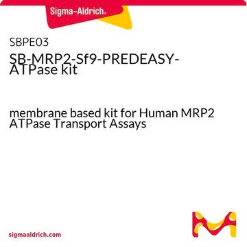 SB-MRP2-Sf9-PREDEASY-ATPase kit membrane based kit for Human MRP2 ATPase Transport Assays