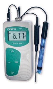 Oakton&#174; Acorn&#8482; series pH 6 meter reads pH, mV, and temperature