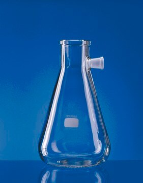 BRAND&#174; filter flask, glass, with lateral socket capacity 250&#160;mL