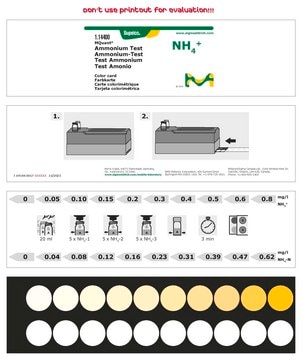 Ammonium Test for use with MQUANT&#174;