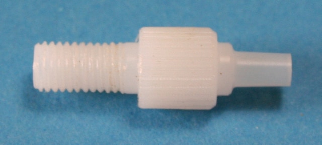 Threaded vessel adapter 1/4-28 Male to 1/4-28 male