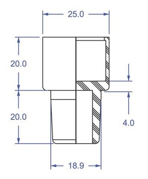 Precision Seal&#174; rubber septa white, 19/22 joints