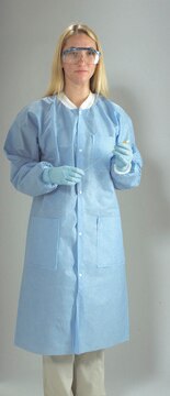 Sigma-Aldrich anti-static disposable unisex lab coat light blue, size L