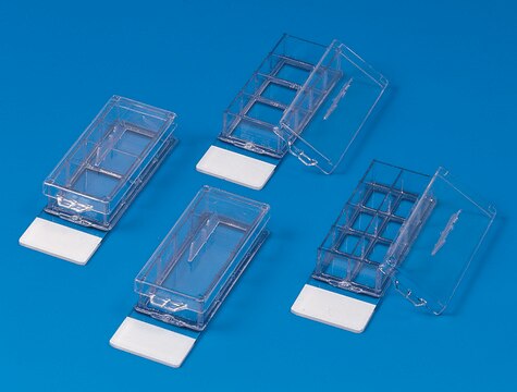 Nunc&#174; Lab-Tek&#174; Chamber Slide&#8482; system 2 wells, Permanox&#174; slide, 4.2 cm2/well, sterile, 96/cs