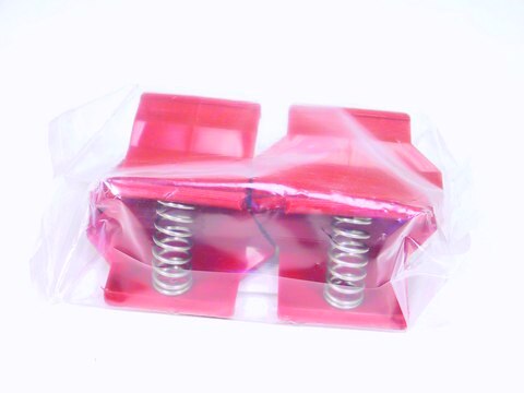 GE spring clamps red, long