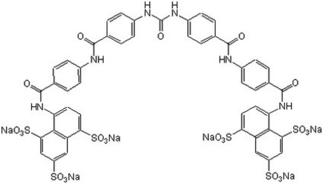 NF279 A suramin analog that acts as a highly selective, competitive, and reversible ATP-antagonist of P2X receptor (IC&#8325;&#8320;/KB ~ 1 &#181;M in smooth muscle).