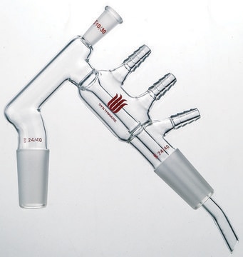 Synthware&#8482; short path distillation head joint: ST/NS 24/40, thermometer joint: ST/NS 10/18, immersion depth 25&#160;mm