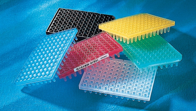 Corning&#174; Thermowell PCR 96 well plates 96 well plate, Thermowell PCR plate, polypropylene, conical bottom, clear, non-sterile, 25/cs