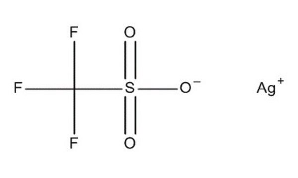 Silver trifluoromethanesulfonate for synthesis