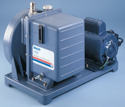 Welch&#174; DuoSeal&#174; vacuum pump model 1400, AC/DC input 115 V AC, pumping speed 25 L/min