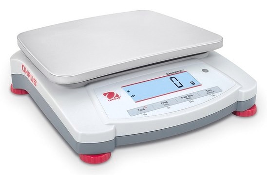 Ohaus&#174; Navigator&#174; Portable Balance Model NVT6200, weighing capacity 6200&#160;g, resolution: 1&#160;g, AC/DC input 110 V, US 3-pin plug (North America)