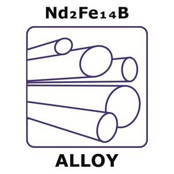 Neodymium-iron-boron alloy, Nd2Fe14B 3mm rod, 15mm diameter, rare earth magnet, uncoated coating