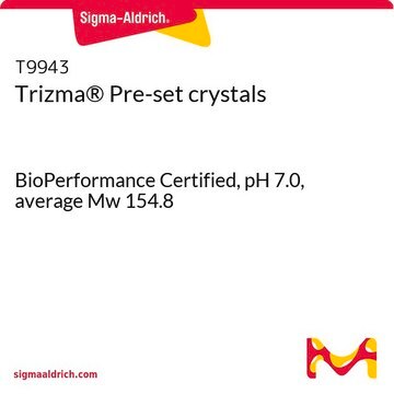 Trizma&#174; Pre-set crystals BioPerformance Certified, pH 7.0, average Mw 154.8