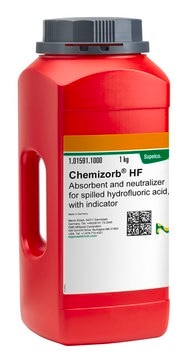 Chemizorb&#174; HF Absorbent and neutralizer for spilled hydrofluoric acid, with indicator