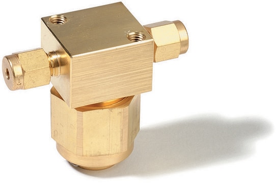 "T"-Type Gas Line Filter brass, 1/4 in. male