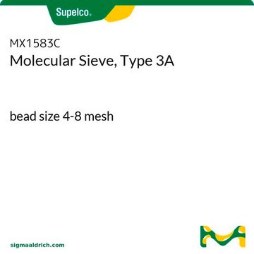 Molecular Sieve, Type 3A bead size 4-8&#160;mesh