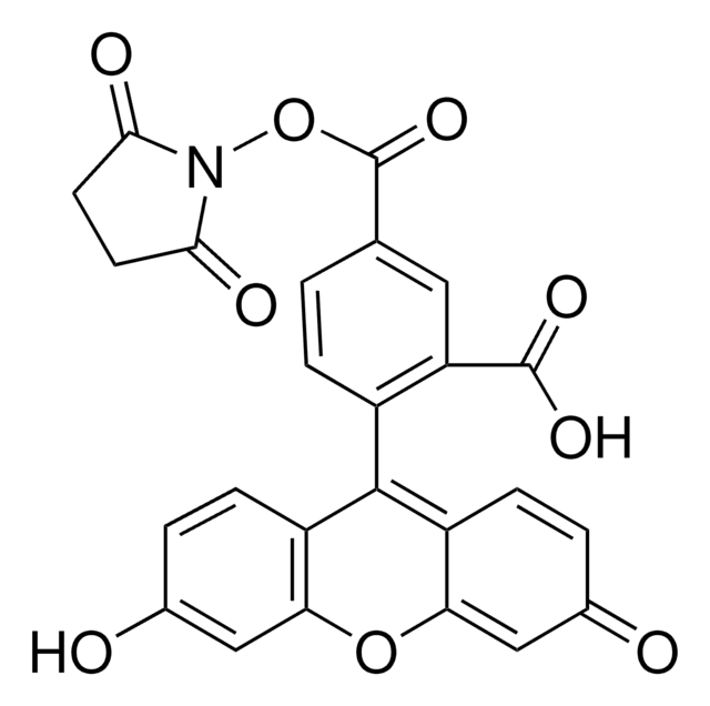 5-Carboxyfluorescein N-succinimidyl ester BioReagent, suitable for fluorescence, &#8805;90% (HPLC)