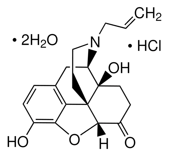 Naloxone hydrochloride dihydrate &#8805;98% (TLC and titration), powder