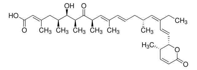 Leptomycin B solution from Streptomyces sp. &#8805;95% (HPLC), Supplied in methanol: water (7:3)