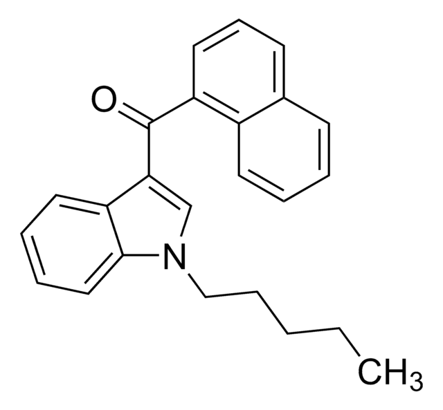 JWH-018 solution 100&#160;&#956;g/mL in methanol, ampule of 1&#160;mL, certified reference material, Cerilliant&#174;