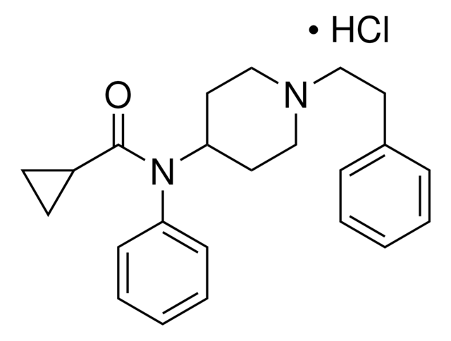 Cyclopropyl fentanyl hydrochloride solution 100&#160;&#956;g/mL in methanol (as free base), certified reference material, ampule of 0.5&#160;mL, Cerilliant&#174;