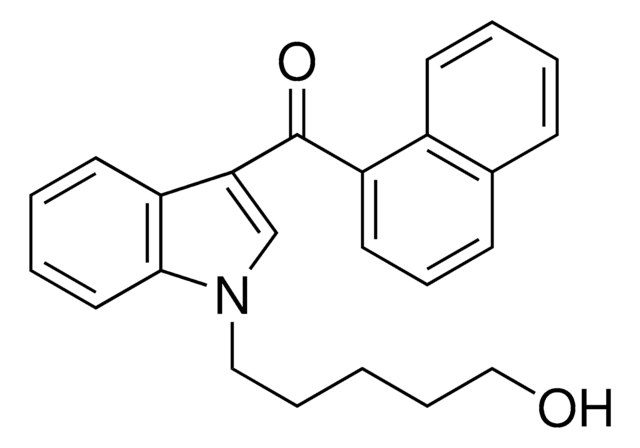 JWH-018 5-Hydroxypentyl metabolite solution 100&#160;&#956;g/mL in methanol, ampule of 1&#160;mL, certified reference material, Cerilliant&#174;