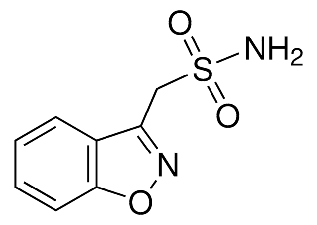 Zonisamide solution 1.0&#160;mg/mL in methanol, ampule of 1&#160;mL, certified reference material, Cerilliant&#174;