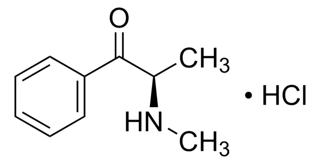 R(+)-Methcathinone hydrochloride solution 1.0&#160;mg/mL in methanol (as free base), ampule of 1&#160;mL, certified reference material, Cerilliant&#174;