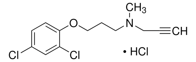 N-Methyl-N-propargyl-3-(2,4-dichlorophenoxy)propylamine hydrochloride &#8805;97% (GC)