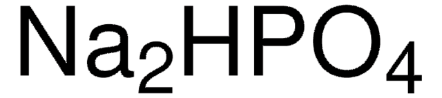 Sodium phosphate dibasic Molecular Biology Grade; Useful in conjunction with Sodium Phosphate, Monobasic in the preparation of biological buffers.