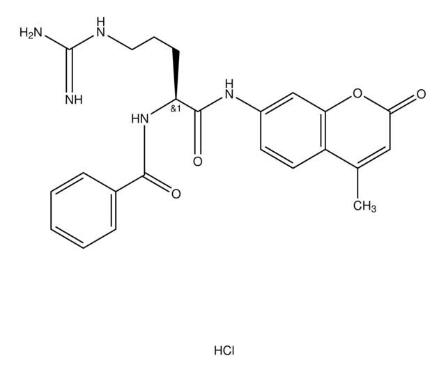 N&#945;-Benzoyl-L-arginine-7-amido-4-methylcoumarin hydrochloride protease substrate