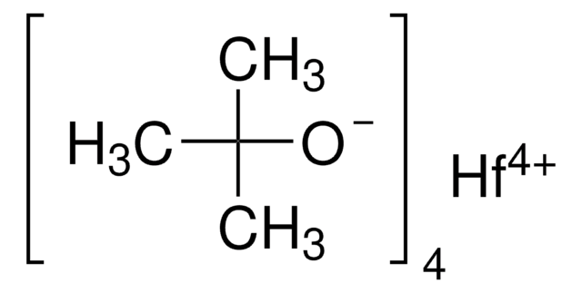 Hafnium(IV) tert-butoxide 99.99% trace metals basis (purity excludes ~2000 ppm zirconium.)