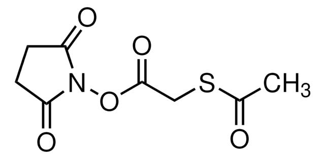 S-Acetylthioglycolic acid N-hydroxysuccinimide ester &#8805;95% (TLC), powder