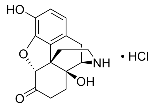 Noroxymorphone hydrochloride solution 1.0&#160;mg/mL in methanol: DMSO (80:20) (as free base), ampule of 1&#160;mL, certified reference material, Cerilliant&#174;