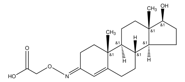 Testosterone 3-(O-carboxymethyl)oxime