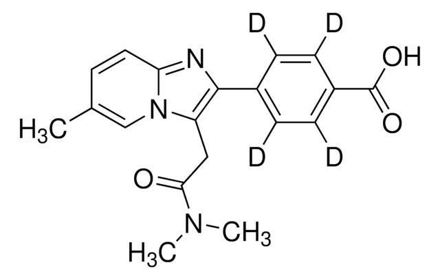 Zolpidem Phenyl-4-carboxylic acid-D4 solution 100&#160;&#956;g/mL in acetonitrile: water, certified reference material, ampule of 1&#160;mL, Cerilliant&#174;