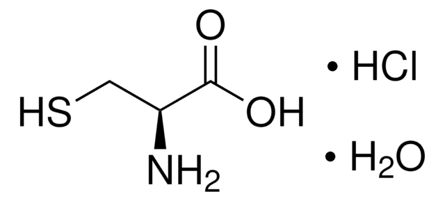 L-Cysteine hydrochloride monohydrate from non-animal source, suitable for cell culture, meets EP, USP testing specifications