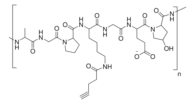 Alkyne functionalized gelatin degree of substitution &gt; 80%