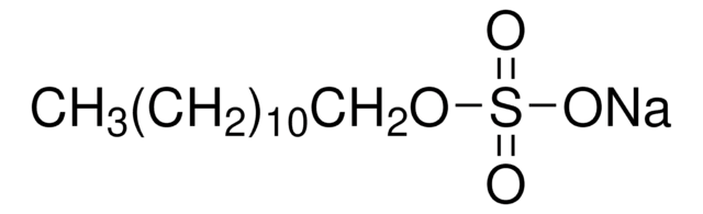 Sodium dodecyl sulfate BioReagent, suitable for electrophoresis, for molecular biology, &#8805;98.5% (GC), free-flowing, Redi-Dri&#8482;