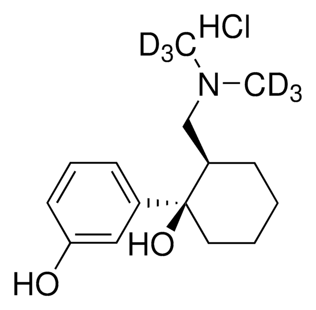 O-Desmethyl-cis-tramadol-D6 hydrochloride solution 100&#160;&#956;g/mL in methanol (as free base), ampule of 1&#160;mL, certified reference material, Cerilliant&#174;