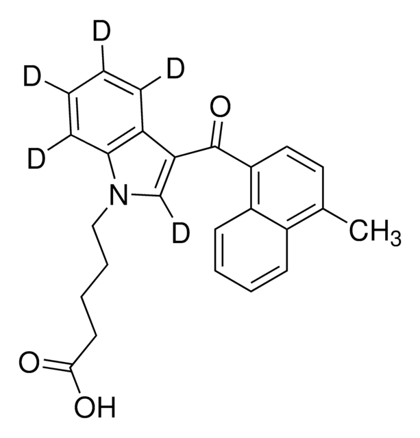 MAM2201 5-Pentanoic acid metabolite-D5 solution 100&#160;&#956;g/mL in methanol, certified reference material, ampule of 1&#160;mL, Cerilliant&#174;