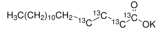 Potassium palmitate-1,2,3,4-13C4 99 atom % 13C, endotoxin tested