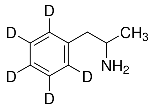 (±)-Amphetamine-d5 (deuterium label on ring) solution 100&#160;&#956;g/mL in methanol, ampule of 1&#160;mL, certified reference material, Cerilliant&#174;