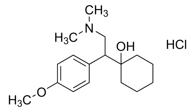 Venlafaxine hydrochloride solution 1.0&#160;mg/mL in methanol (as free base), ampule of 1&#160;mL, certified reference material, Cerilliant&#174;