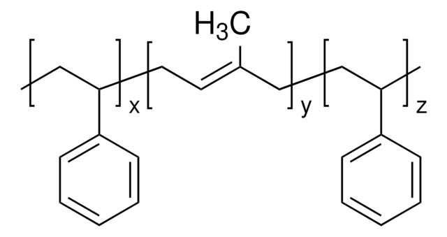 Polystyrene-block-polyisoprene-block-polystyrene styrene 22&#160;wt. %